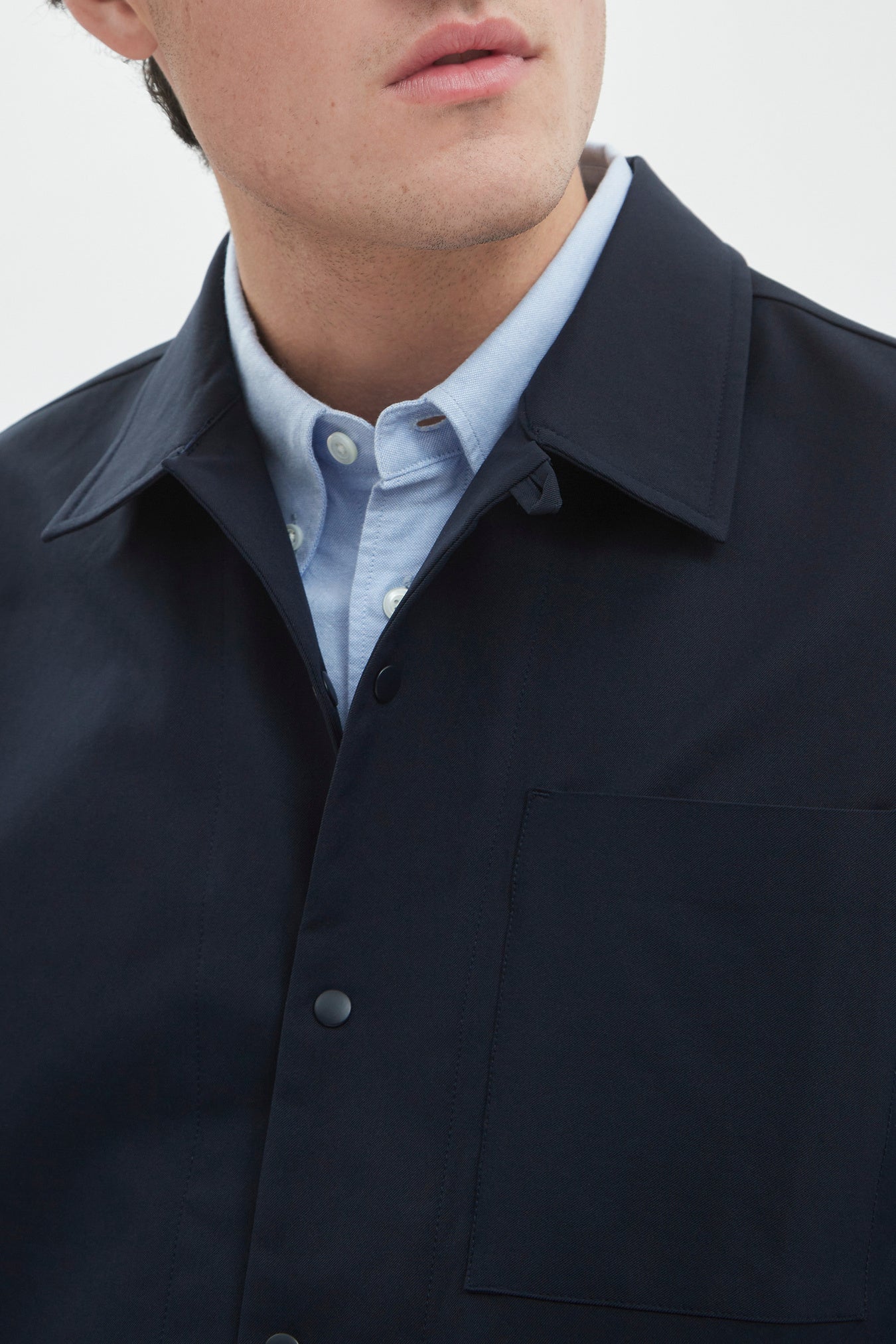 Carsten Solotex Twill Shirt LS Dark Navy