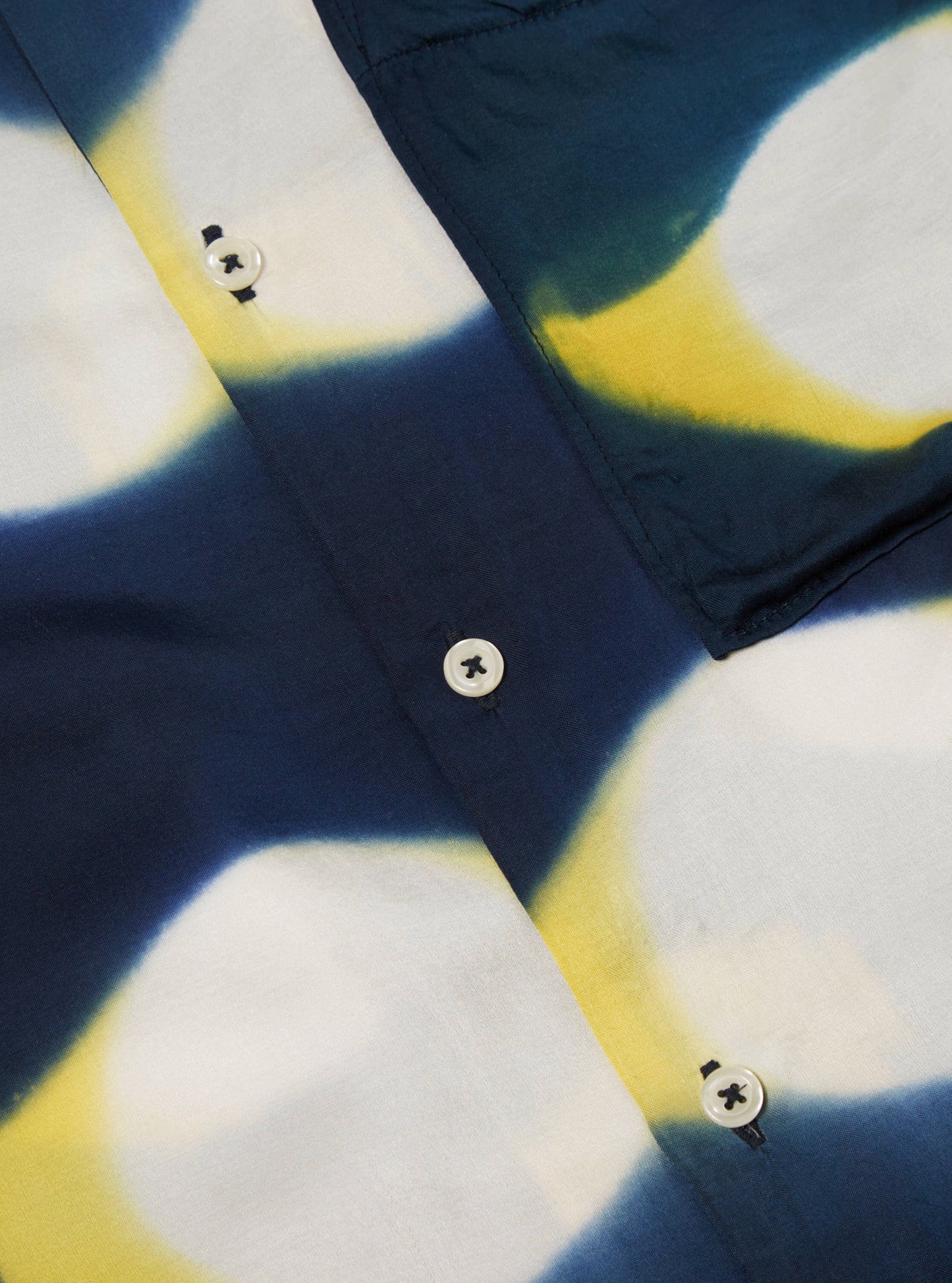 Camp Shirt Navy/Yellow