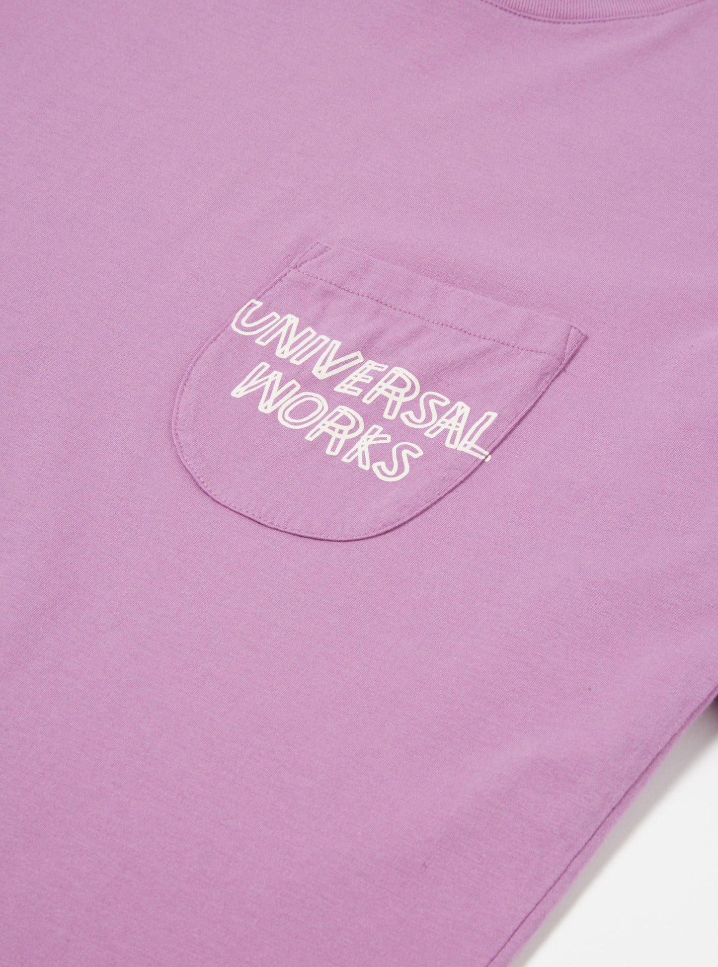 Print Pocket Tee Lilac