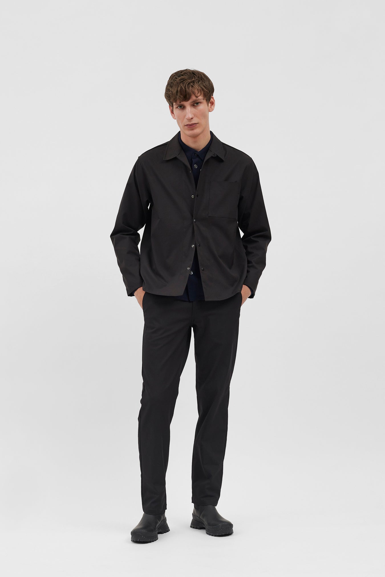 Carsten Solotex Twill Shirt LS Black