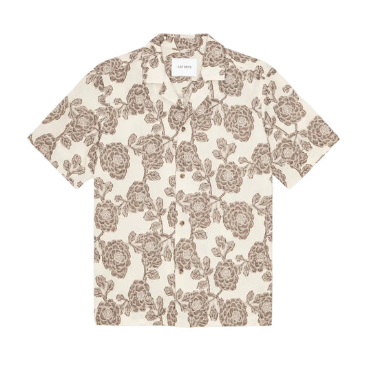 Lesley Flower Jacquard Ss Shirt