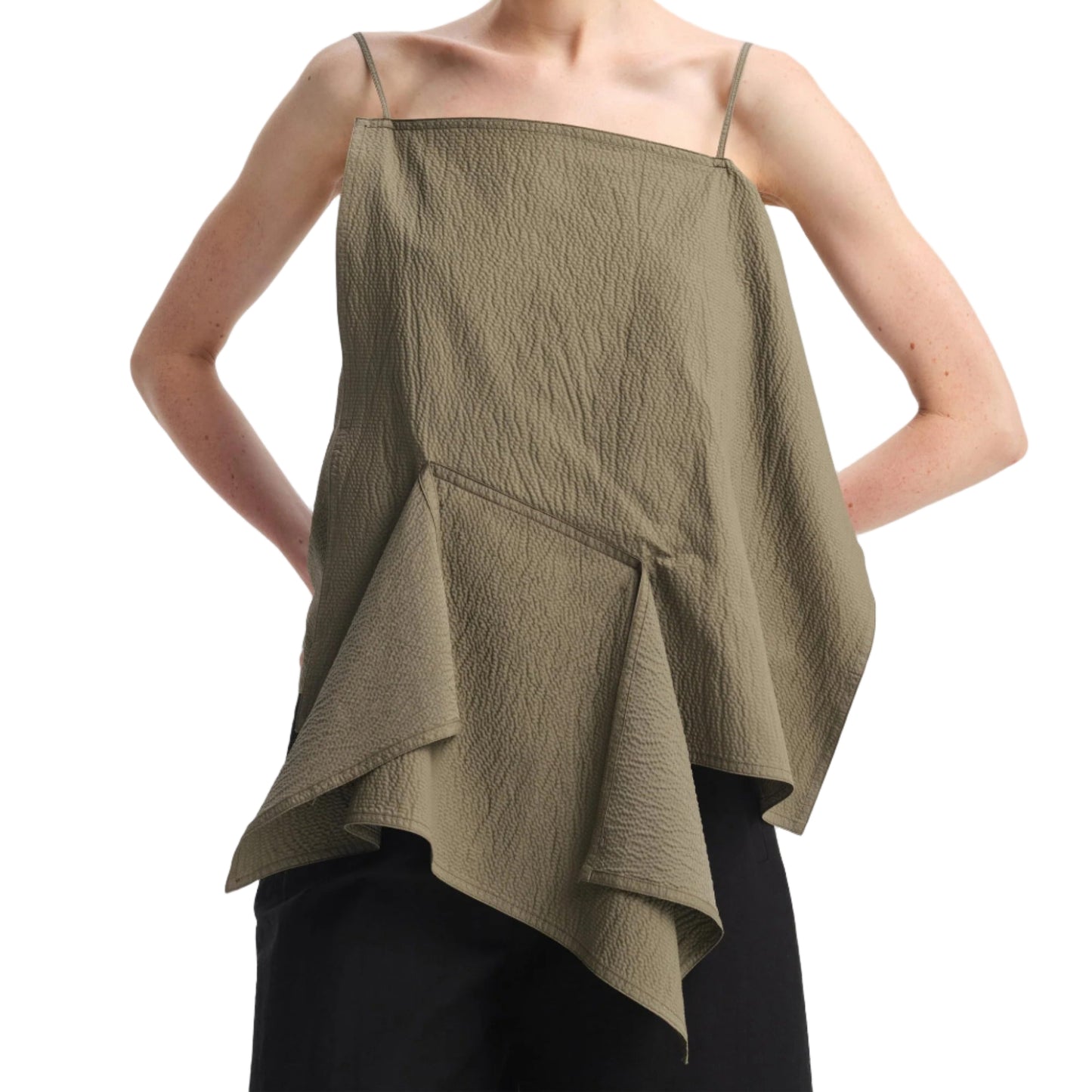 Seersucker "Demi" Top