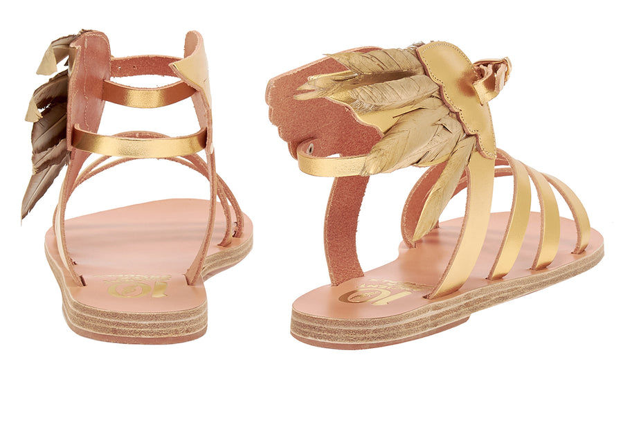Ancient Greek Sandals' Anklet Bird Gold U