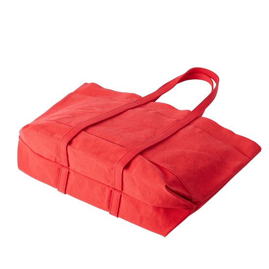 Canvas 6P Tote Red