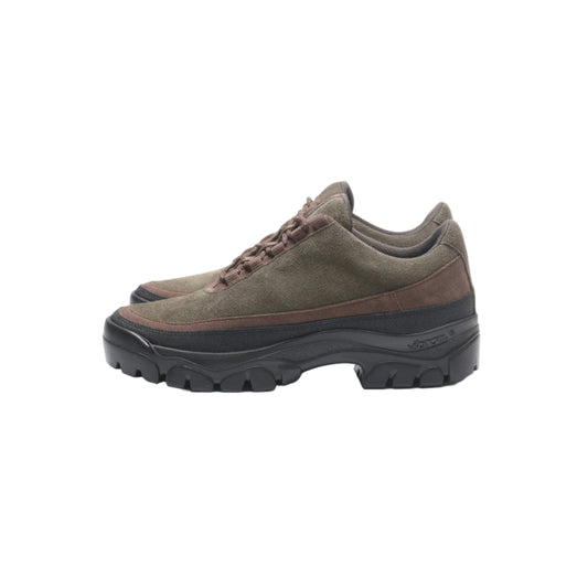 Easy Hiker - Army Green & Brown Suede