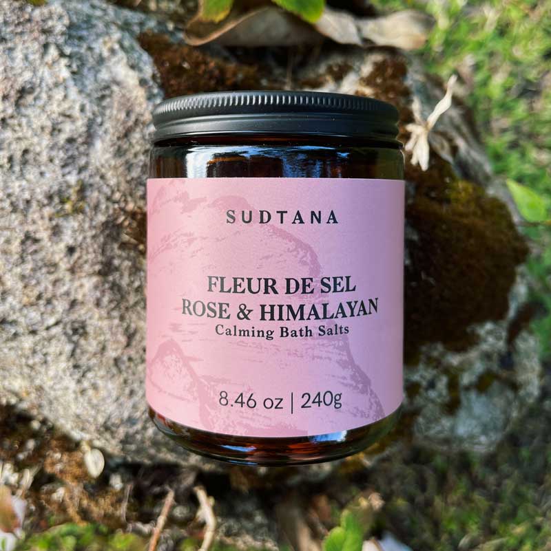 Fleur De Sel Rose & Himalayan Bath Salts