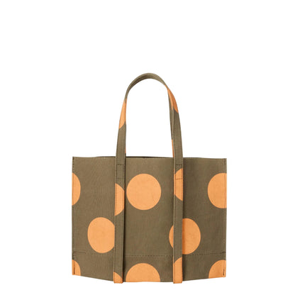 Canvas Dot Tote - S