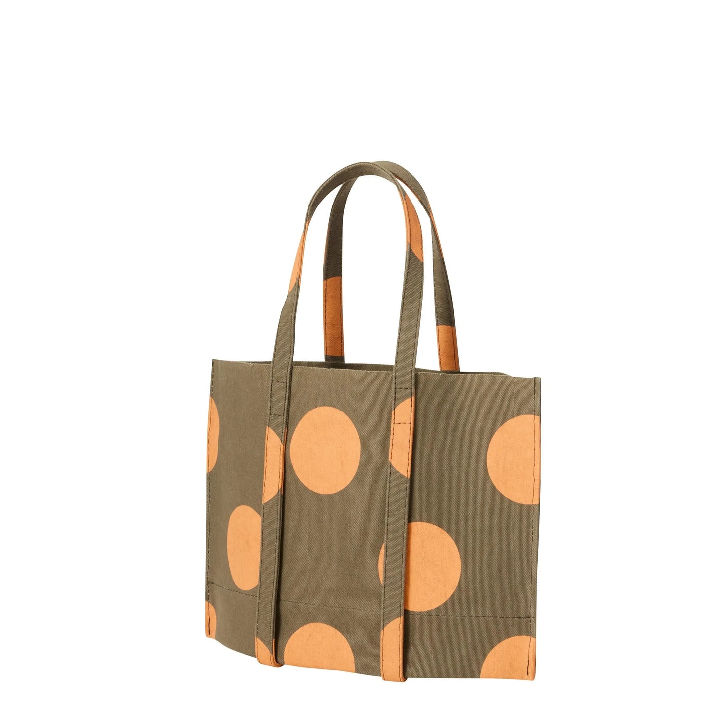 Canvas Dot Tote - S
