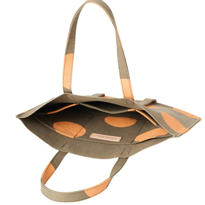 Canvas Dot Tote - S