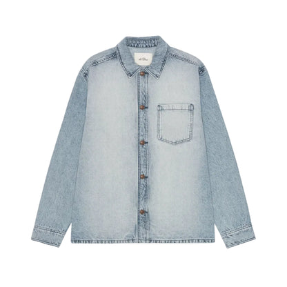 Bleached Denim Overshirt