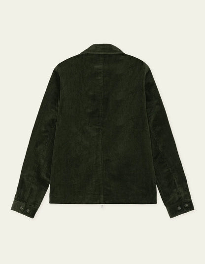 Corduroy Zipper Coach Jacket