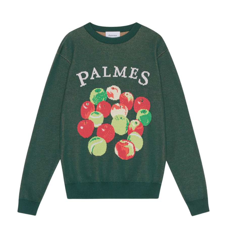Apples Knitted Sweater Green
