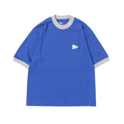 Maison Kitsun? x and wander Ringer Cotton T Blue (unisex)