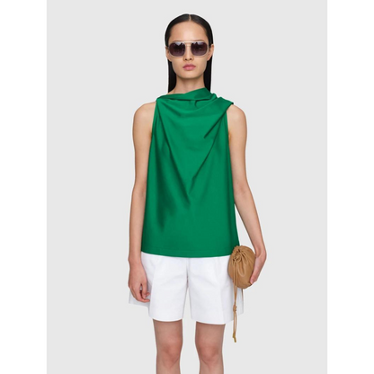 Organic Ctn Jersey "Killick" Top Emerald