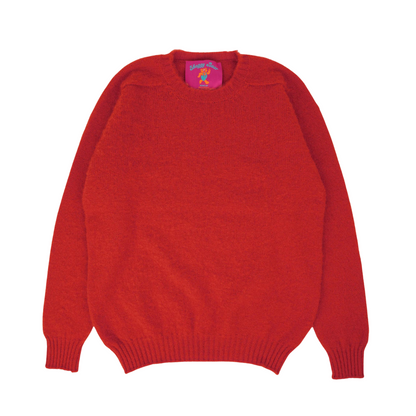 Shaggy Bear Pullover Red Tiger