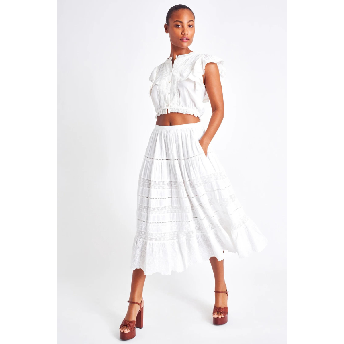 Donna Skirt White