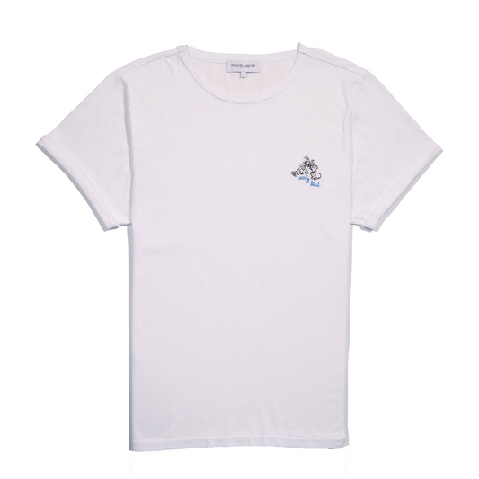 Poitou Patch Earlybird Organic Cotton T-Shirt (unisex)