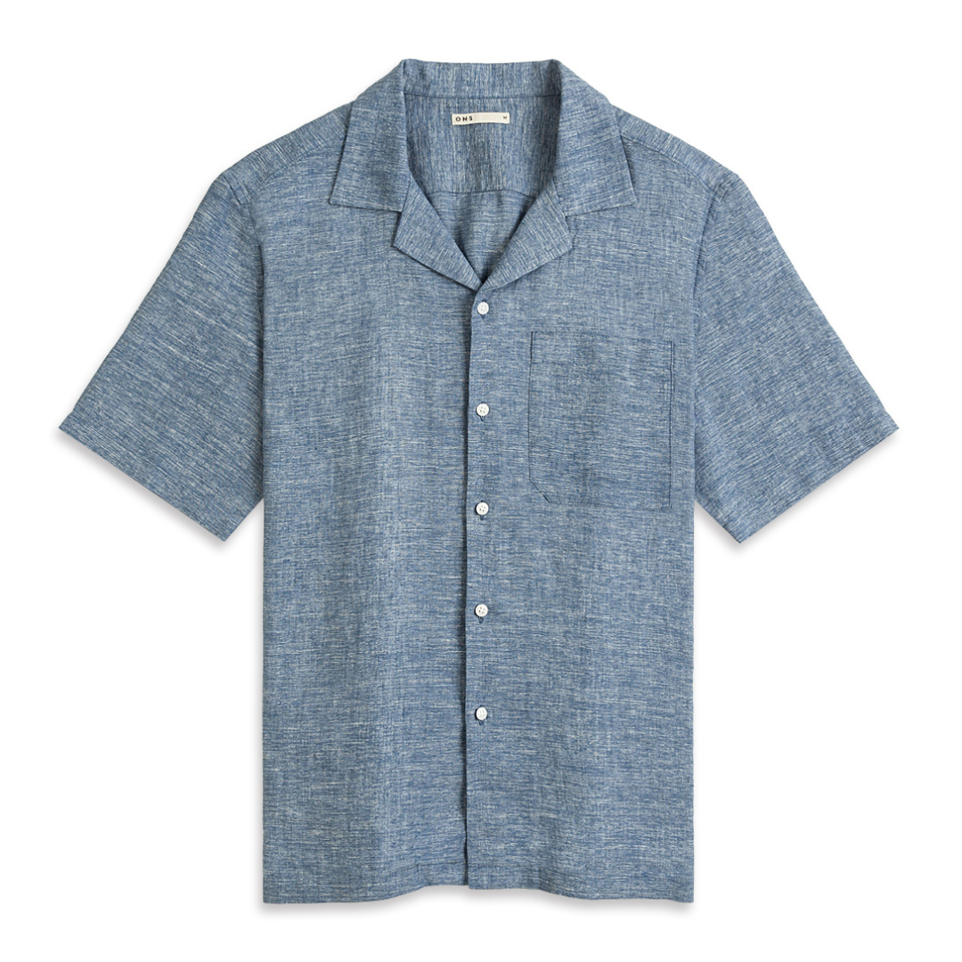 Rockaway Linen Shirt Navy