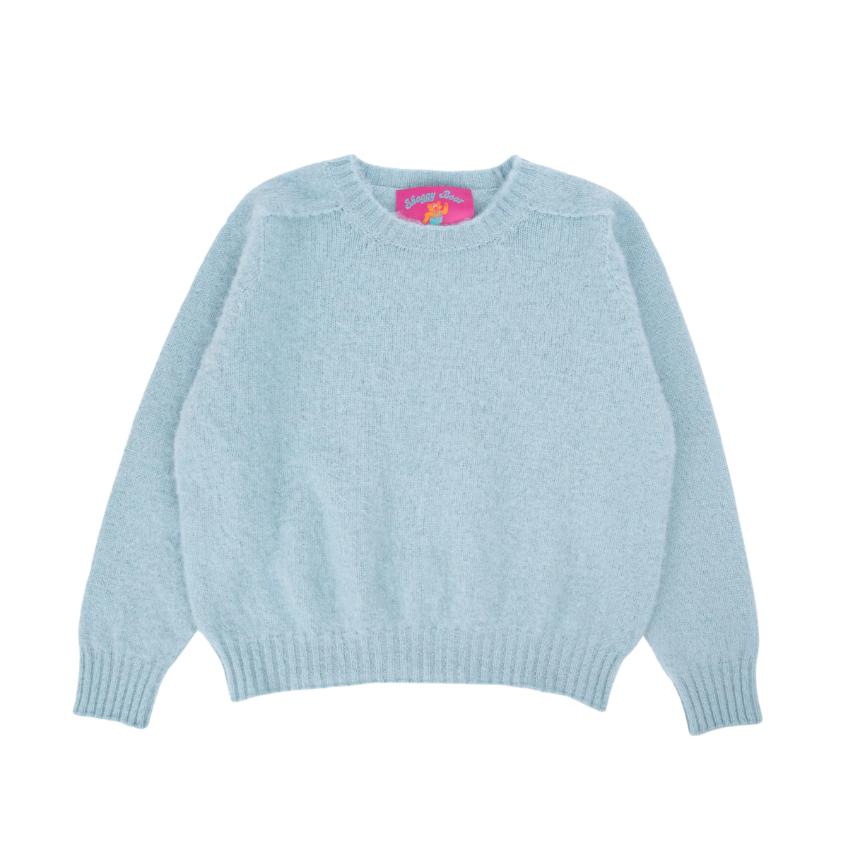 Shaggy Bear Pullover Soft Blue (women)