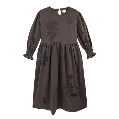 Pavonia Dress Charcoal