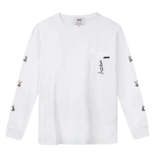 Bug Faces Organic Cotton T-Shirt White (men)