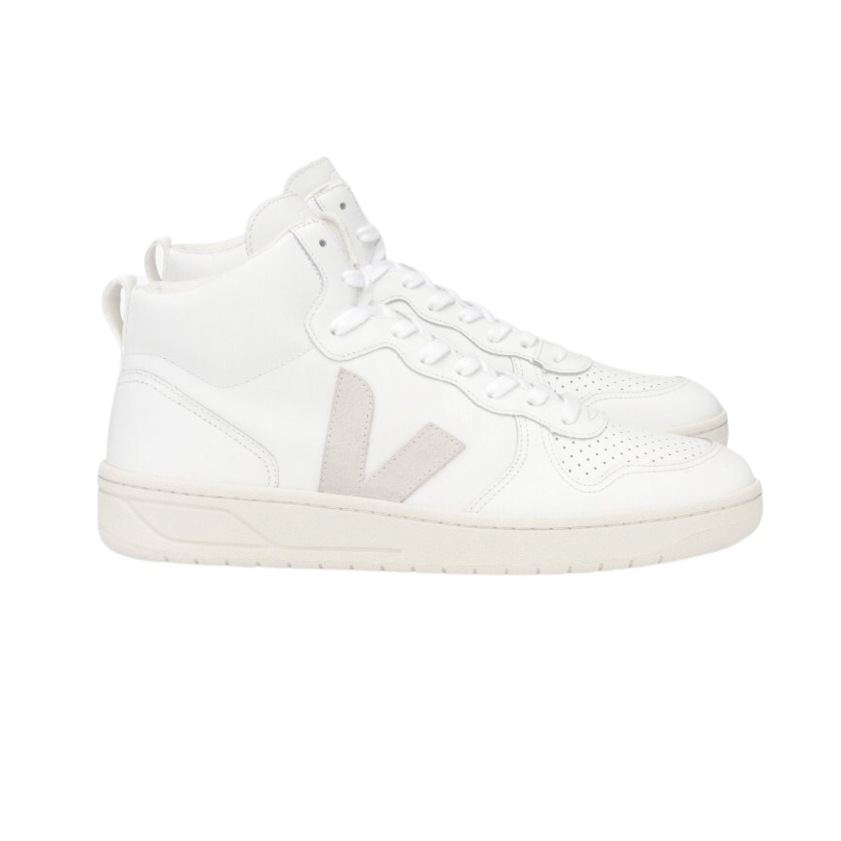 V-15 Leather Extra-White Natural (men)