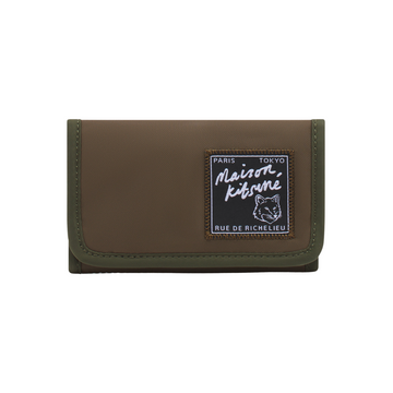 Nylon Compact Wallet Khaki