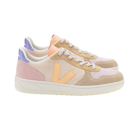 Multico Peach Suede Sneakers (women)