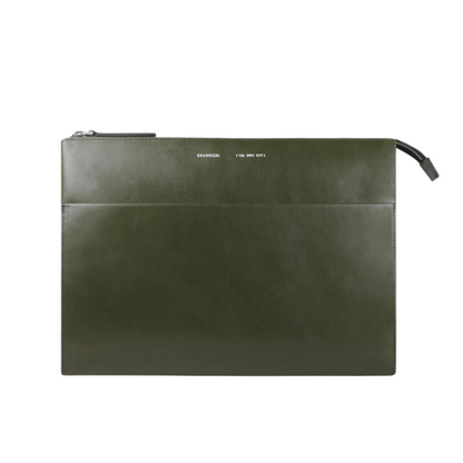 Leather Folio Olive