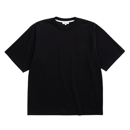 Simon Loose N Logo T-shirt Black