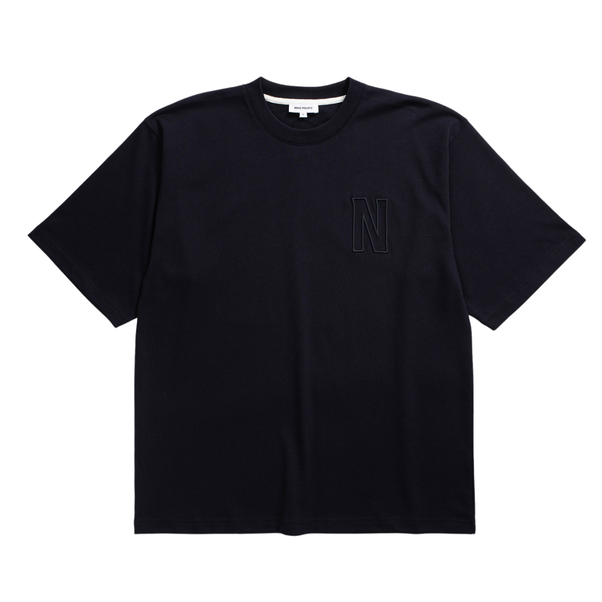 Simon Loose N Logo T-shirt Dark Navy