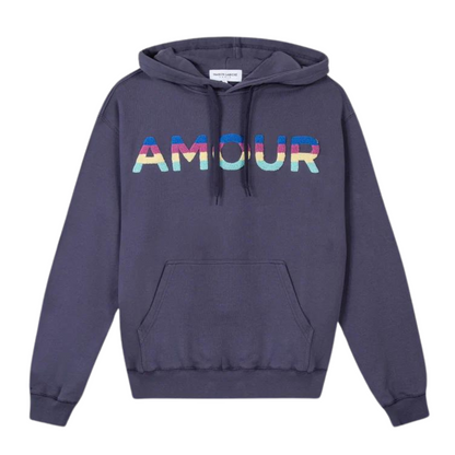 Reaumur Amour /Gots Hoodie Carbon Blue