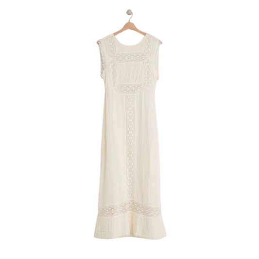 Ecru Double Gauze Dress