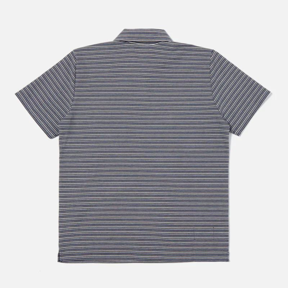 Tex Stripe Jersey S/S Loose Polo Dark Navy