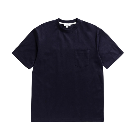 Dark Navy Johannes Standard Pocket Short Sleeve T-Shirt