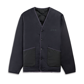 Cresecent Reversible Quilted Jacket Black