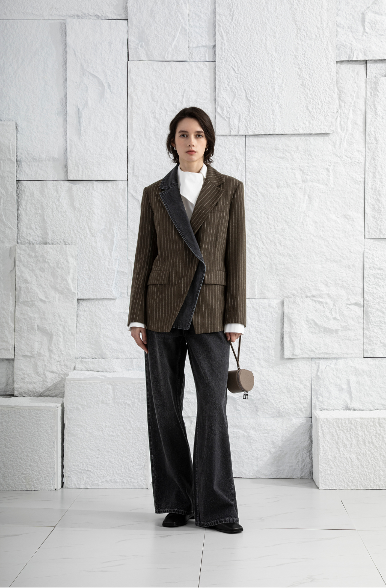 Asymmetric Collar Top