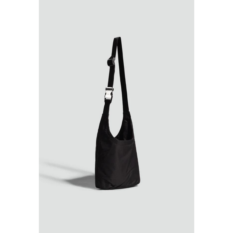 LAZY Crossbody in Black Recycled Polyester