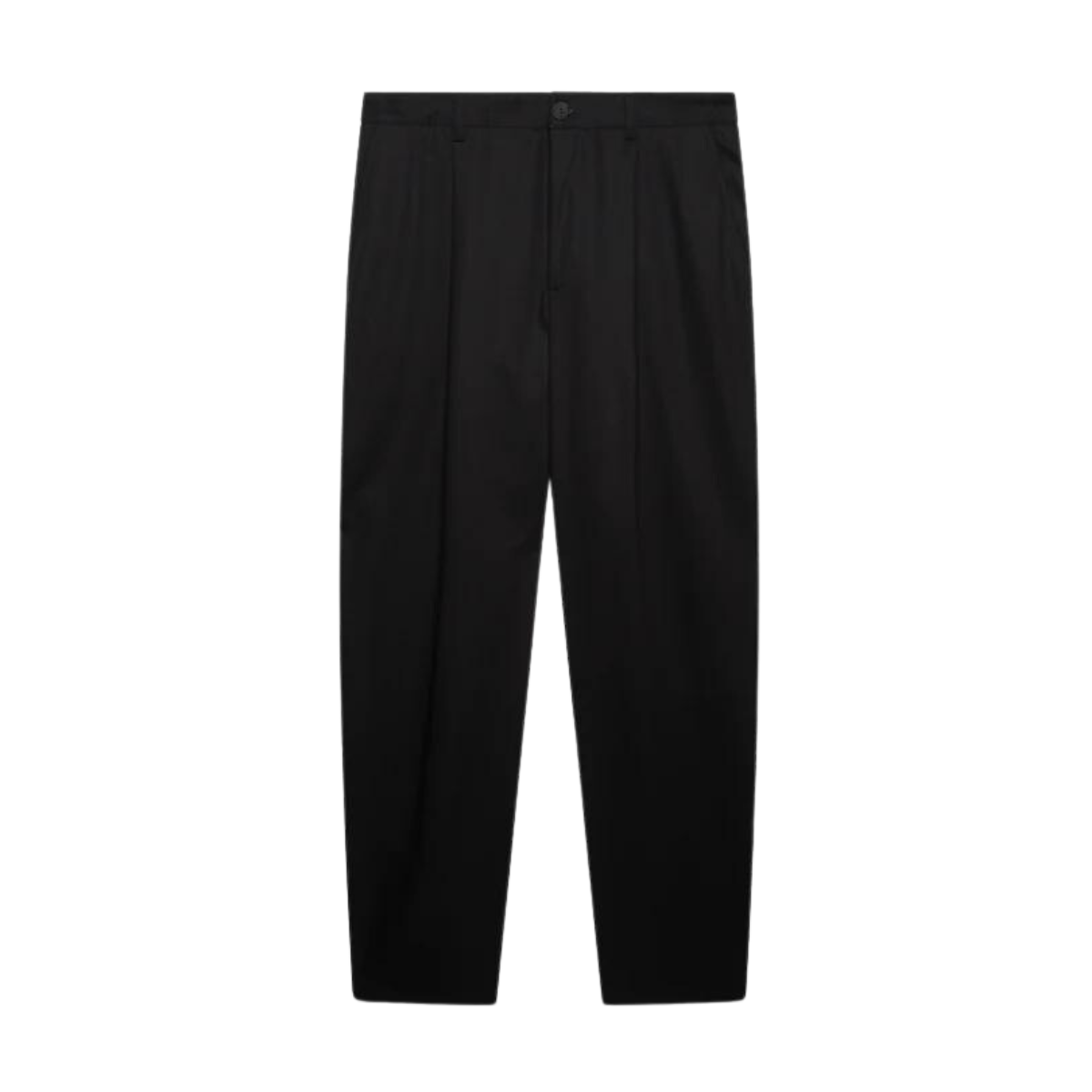 Wax London | pants for men - Milo Trouser Cotton Twill Black | kapok