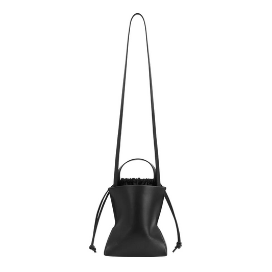 Black Crushed Mini Bag