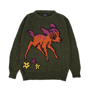 Cosmic Deer Pullover In The Forest