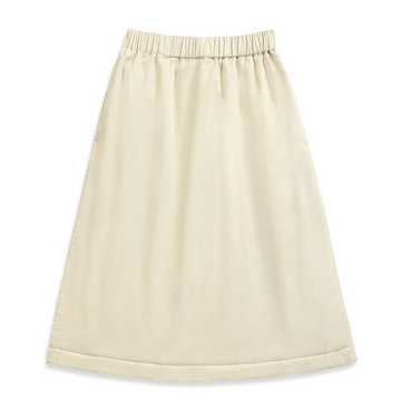 Needlecord Midi Skirt Ivory