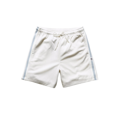 Men's Knit Athletic Mesh Shootaround Short Ivory