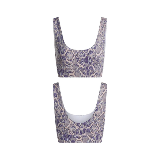 Blue Mix Lace Snake Severn Bra