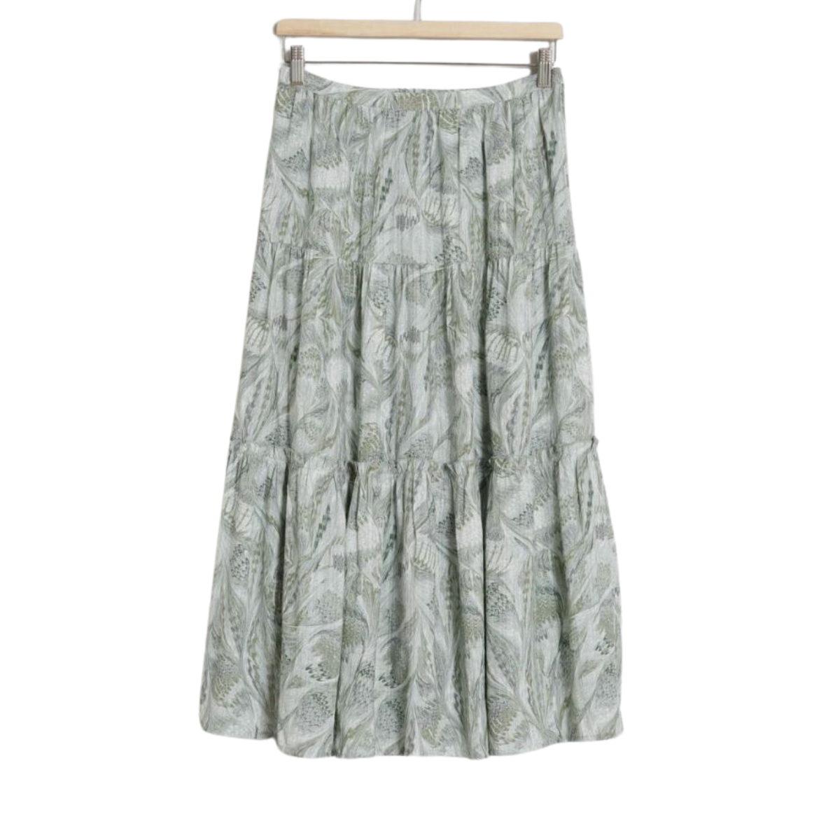 Falda Print Marble Skirt Salvia