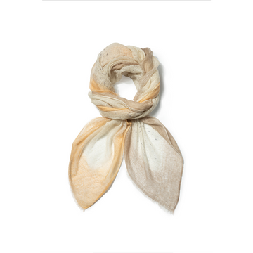 100% cashmere scarf crema