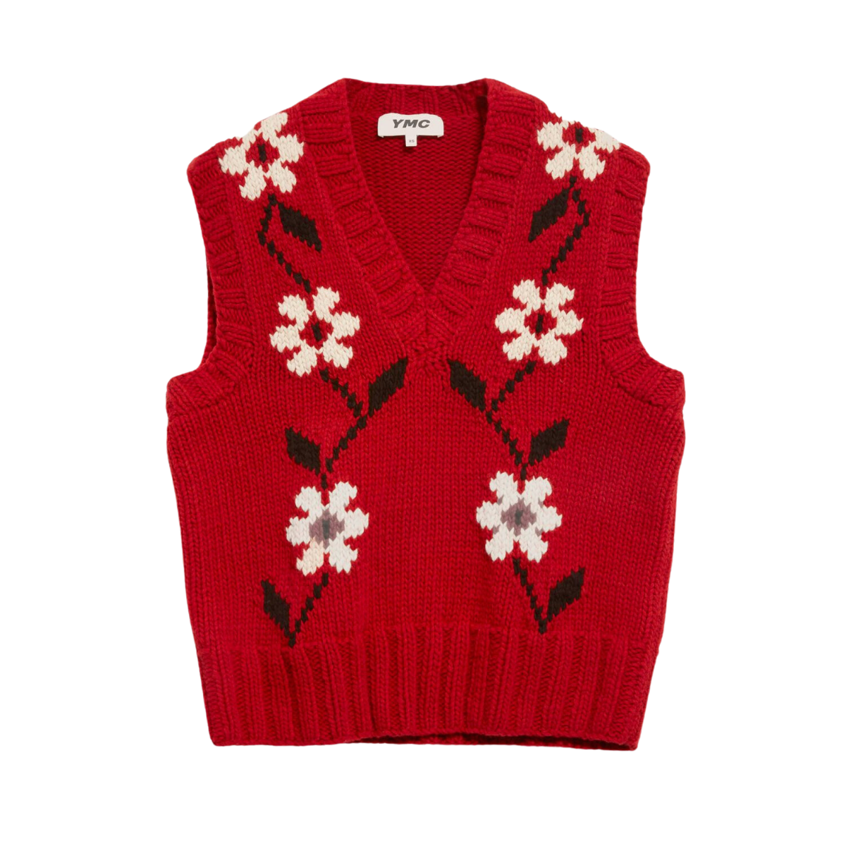 Heidi Flower Vest Red (women)