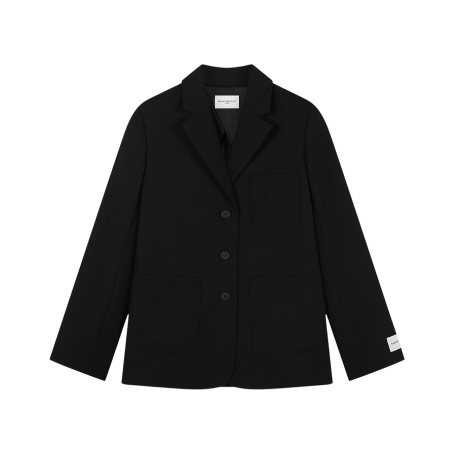 Maison Kitsune | coat for women - Single-Breasted Jacket In
