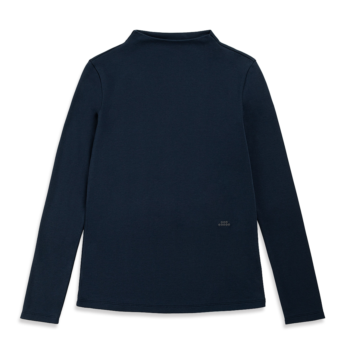 Mock Neck LS Tee Medieval Blue