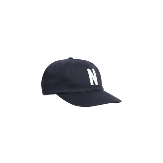 Dark Navy Felt N Twill Sports Cap
